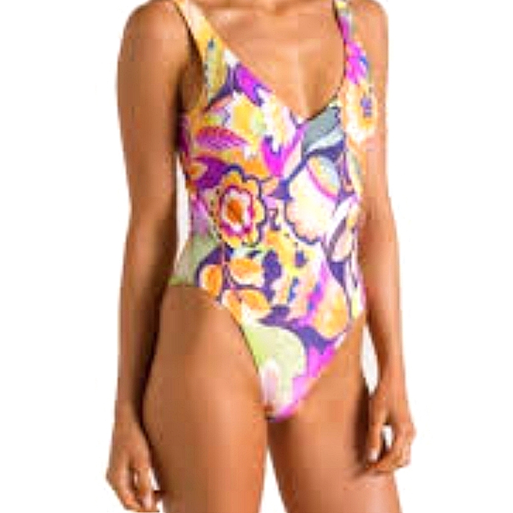 Boys and arrows floral one piece swimsuit